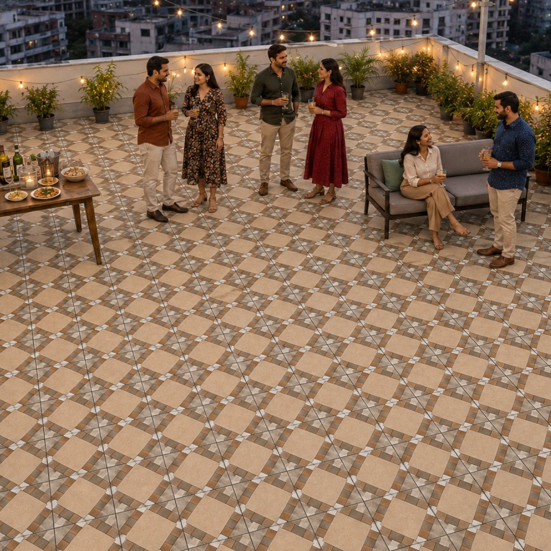 AL 12606 Geometrical Balcony / Terrace - My Home Studio
